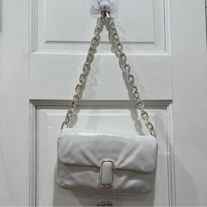 Marc Jacobs white mini The Pillow shoulder bag